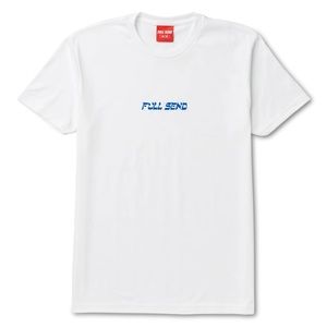 Full send script logo tee
